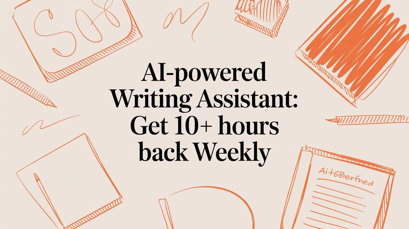 AI-Powered Writing Assistant: Get 10+ Hours Back Weekly