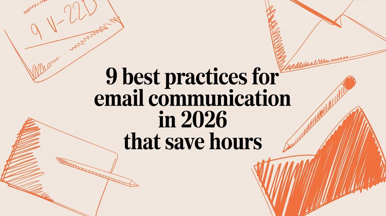9 Best Practices for Email Communication in 2026 That Save Hours