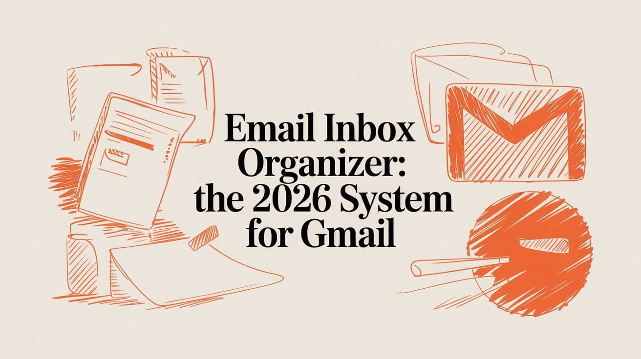 Email Inbox Organizer: The 2026 System for Gmail