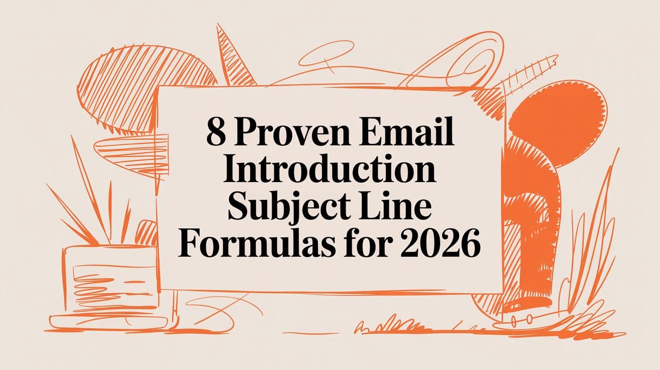 8 Proven Email Introduction Subject Line Formulas for 2026