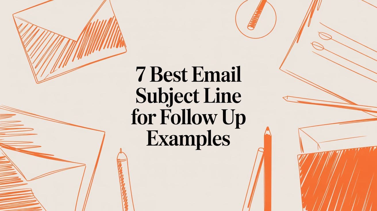 7 Best Email Subject Line for Follow Up Examples