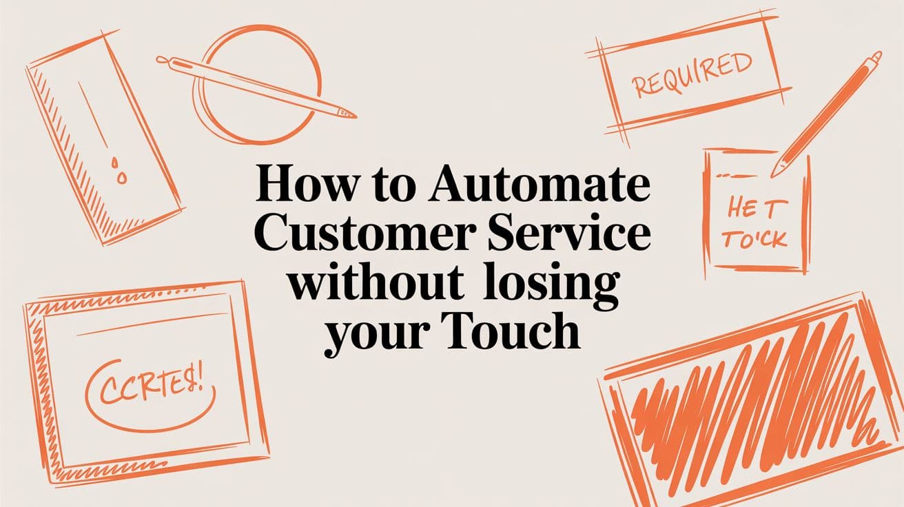 How to Automate Customer Service Without Losing Your Touch