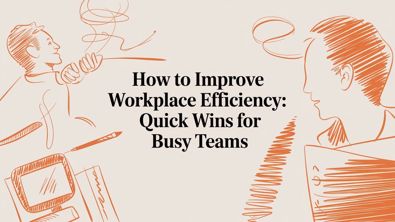 How to Improve Workplace Efficiency: Quick Wins for Busy Teams
