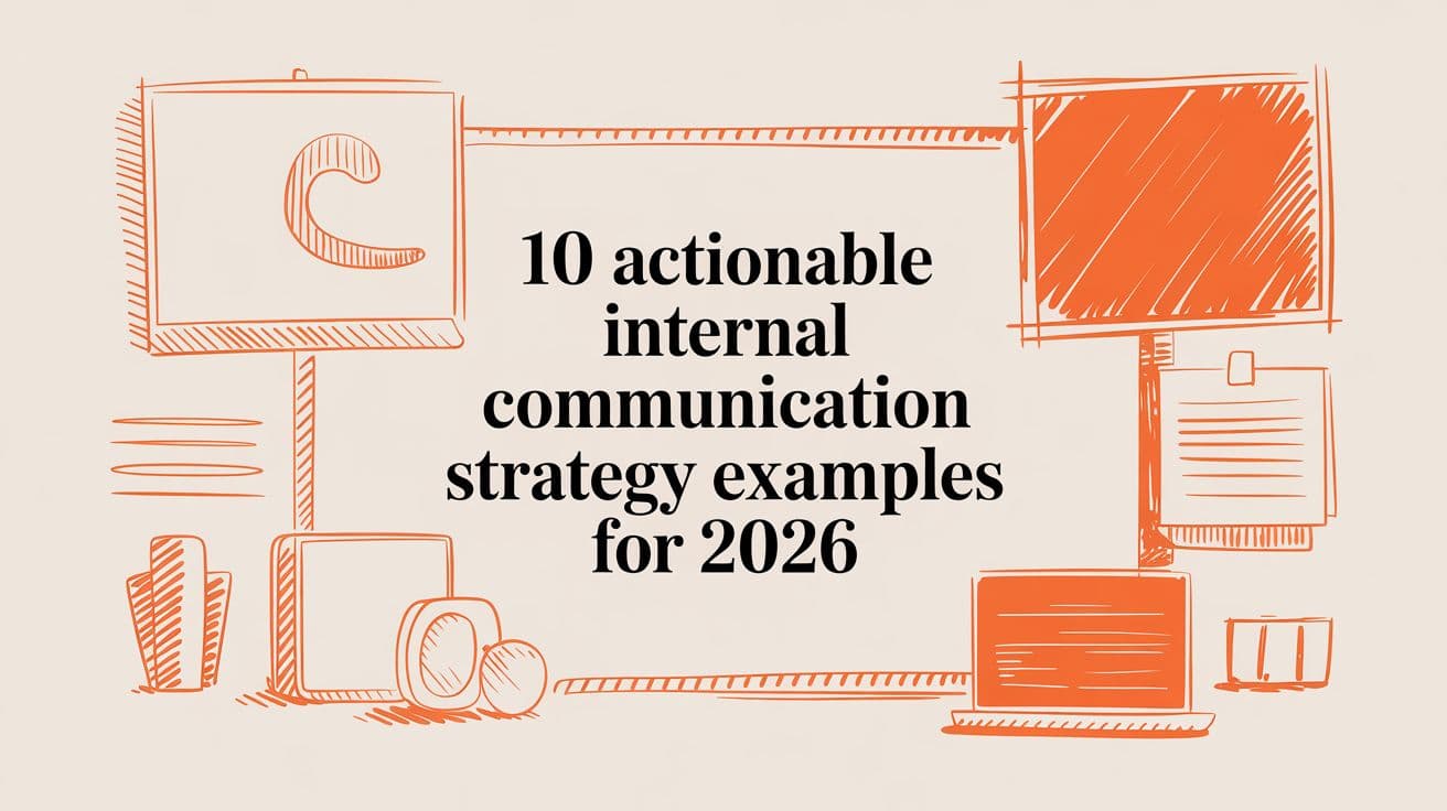 10 Actionable Internal Communication Strategy Examples for 2026