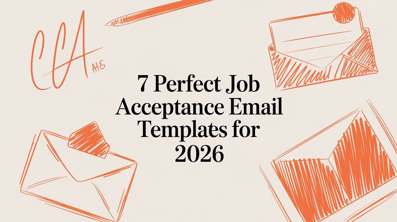 7 Perfect Job Acceptance Email Template Examples for 2026