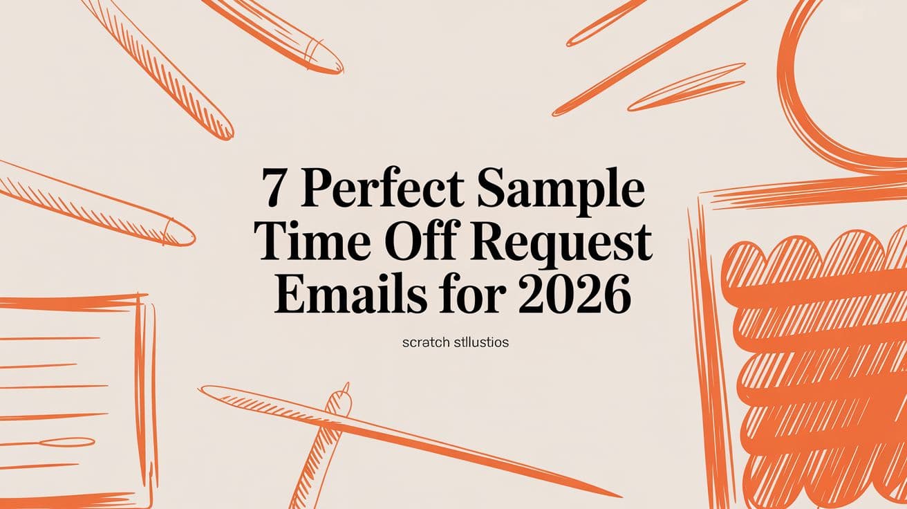7 Perfect Sample Time Off Request Emails for 2026